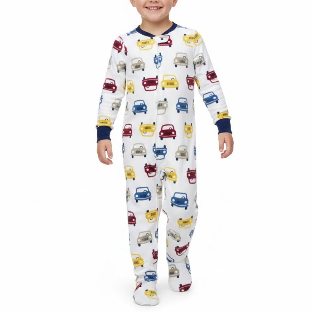 Carter’s 5T Fleece Footed Pajamas Cars Print Sleeper